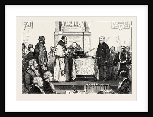 Presentation of the Freedom of the City to Sir Albert D. Sassoon, K.S.I.: The Ceremony at the Guildhall, London by Anonymous