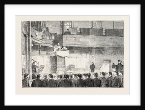 Religious Services in Jail: The Protestant Chapel, Millbank, London by Anonymous