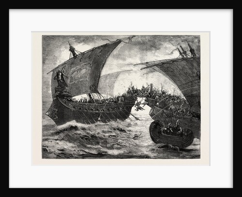 The Battle of Actium, Scene from Antony and Cleopatra at Drury Lane Theatre, London by Anonymous