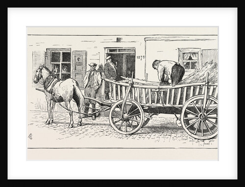 Market Cart, Wurzburg, Germany by Anonymous