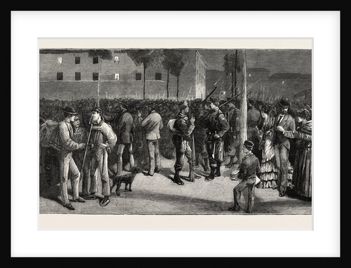 The Civil War in Spain: Soldiers Leaving Madrid for the North by Anonymous