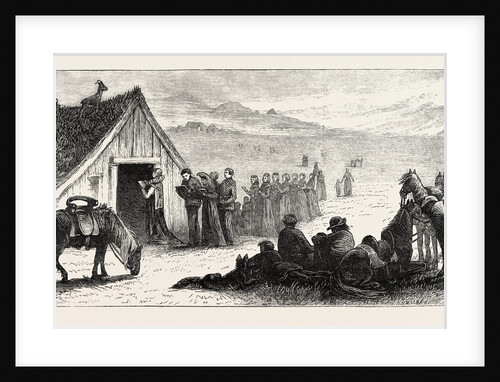 An Icelandic Wedding: The Wedding Procession, Iceland by Anonymous