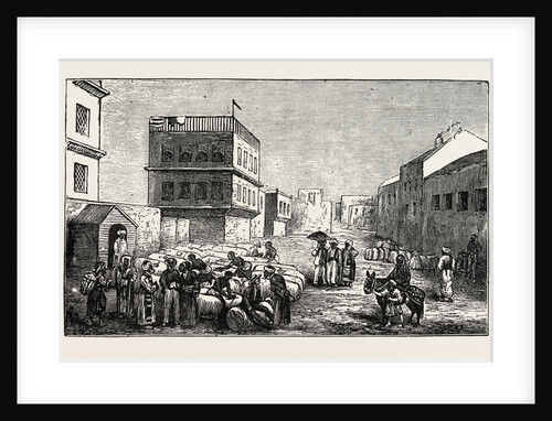 Cotton Yard, Minet El Basel, Alexandria, Drawing Samples from Cotton Bags, Egypt by Anonymous