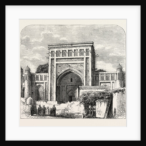 The Russian Expedition to Khiva, Views in the City: The School Rachim-Berbi-Bia, Uzbekistan by Anonymous