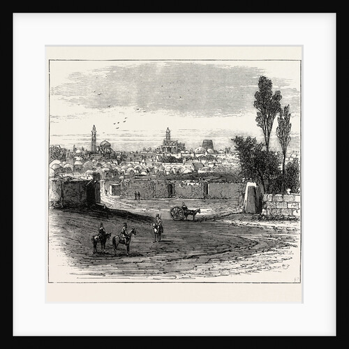 The Russian Expedition to Khiva, Views in the City: General View of the Town, Uzbekistan by Anonymous