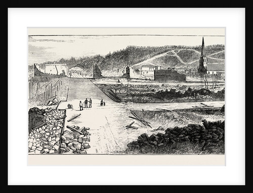 The Great Fire at Portland, Oregon, U.S.A., United States of America by Anonymous