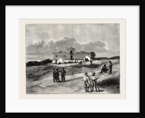 The West Coast of Africa: St. Paul De Loanda, Quarters of the Livingstone Congo Expedition by Anonymous
