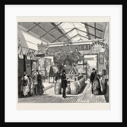 The Victorian Court at the International Exhibition by Anonymous