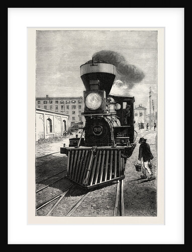 An American Locomotive Engine and Cow Catcher by Anonymous