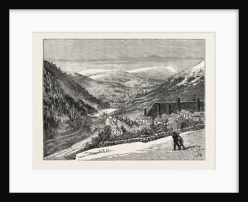 The Strike in South Wales, UK: View of Merthyr and the Village of Cefn by Anonymous