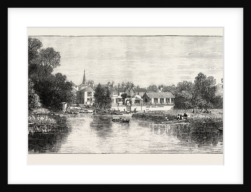 The Proposed Waterworks at Thames Ditton, the River Side As It Now is by Anonymous