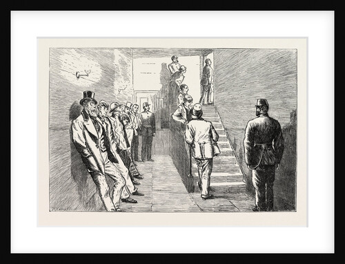 Passage and Stairs Leading to the Dock in the Old Bailey by Anonymous