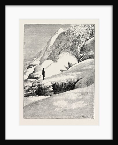The Niagara Falls in Winter Time: Ice Mounds in Front of American Falls by Anonymous