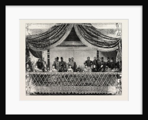 The State Performance at the Royal Italian Opera: The Royal Box by Anonymous