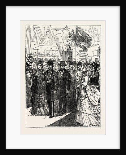 H.M. The Shah at Greenwich, London by Anonymous