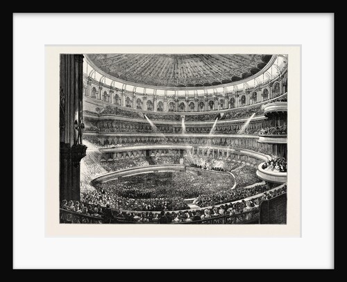 The State Concert at the Royal Albert Hall: General Effect of the Lime-Light, London by Anonymous
