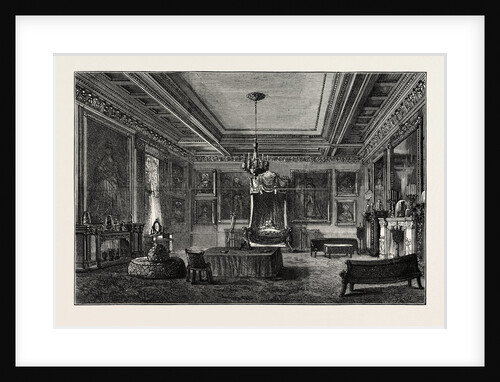 The Shah's Bedroom in Buckingham Palace, London by Anonymous