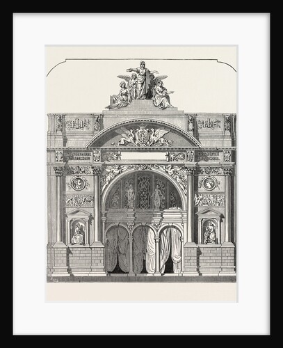 The Forthcoming Exhibition at Vienna, Austria: Main Entrance to the Building by Anonymous