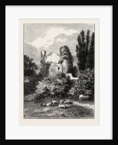 Remains of Ancient Castle, Hawarden Park, Wales by Anonymous
