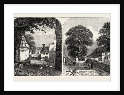 View from Hawarden Overlooking the Estuary of the Dee; Hawarden Lodge, on the Chester and Northop Road, One Mile from the Castle by Anonymous