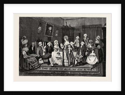 At Tea, Dr. Johnson and Oliver Goldsmith at Mrs. Thrale's by Anonymous