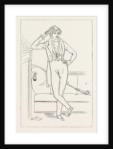 The Author of Vivian Grey, Portrait of Lord Beaconsfield in 1832 by Anonymous