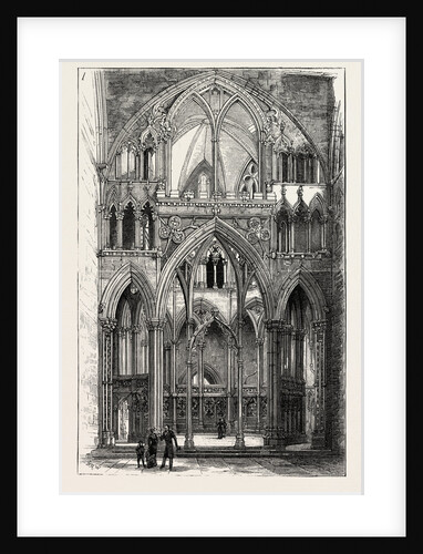 Drontheim Cathedral, Norway: Entrance to the Choir by Anonymous