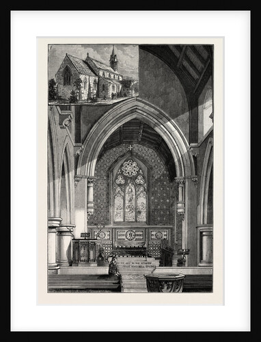 The Queen's Visit to Baden-Baden, Germany: Interior of the English Church by Anonymous