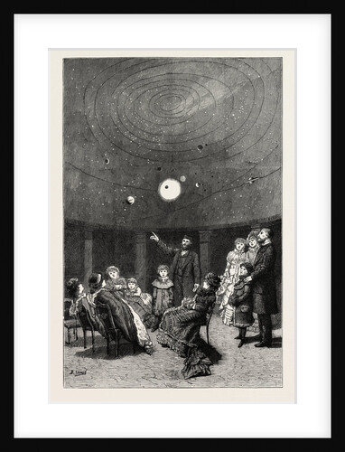 Interior of Signor Perini's New Planetarium by Anonymous