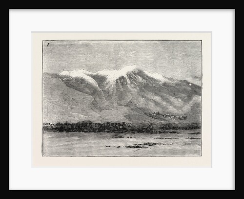 The Capture and Release of Colonel Synge: The Bermium Hills and the Greek Town of Naousta from Tricovista House, Greece by Anonymous