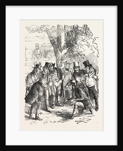 The Derby Day, Scenes by the Roadside and on the Downs: The Three-Card Trick. UK by Anonymous