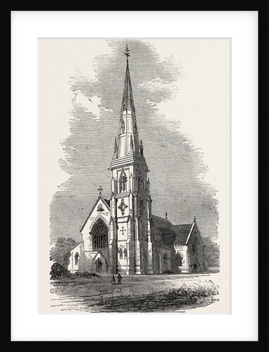 Church of St. Mary, in Course of Construction at Hornsey-Rise by Anonymous