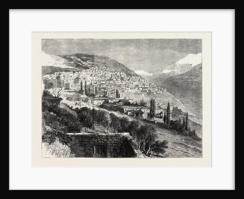 Deir-El-Kamr, on the Southern Side of Mount Lebanon, Destroyed by the Druses by Anonymous