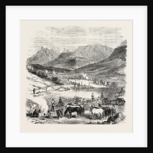 The Revolution in Sicily: First Bivouac at Sunrise, Near Villafrati, Italy by Anonymous