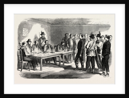 The Revolution in Sicily: Trial of the Supposed Brigand Chief, Santomeli, by a Council of War, at Villafrati, Italy by Anonymous