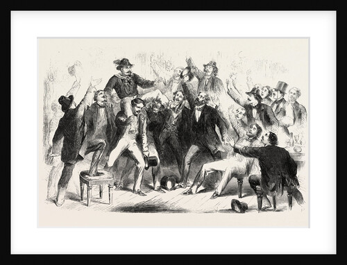 Ovation to the First Garibaldian Who Entered the Cafe Di Europa, Naples, Italy by Anonymous
