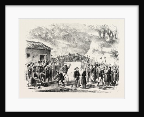 Garibaldi's March Through Calabria: Surrender of the Neapolitan Troops at Soveria, Calabria, Italy by Anonymous