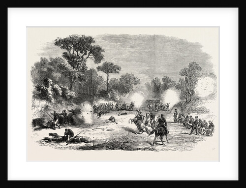 The Revolution in Naples: Before Capua, 19 September, 1860, Severe Fire on the National Troops from the Guns of the Fortress, Italy by Anonymous