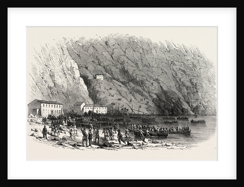 Landing of a Portion of the National Army at the Marina Di Palmi, Calabria, Italy by Anonymous