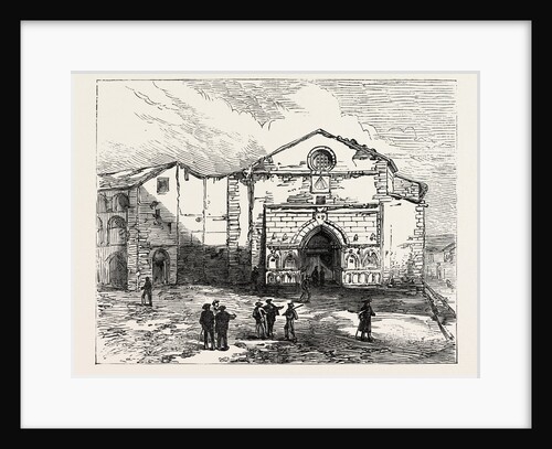 The War in Spain: Convent of St. Domingo, Puycerda by Anonymous