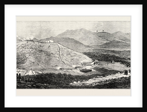 The Civil War in Spain: Battle of Galdames, April 30, 1874, View from the Heights of Montellano by Anonymous