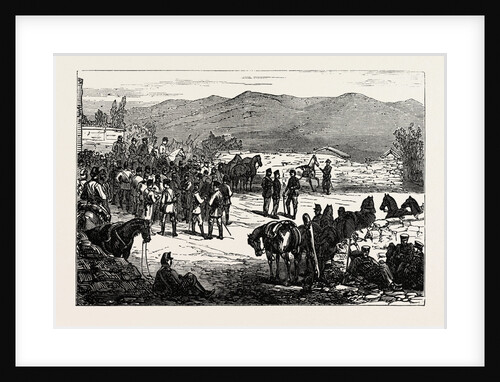 The Civil War in Spain: Serrano and His Staff at Montellano by Anonymous