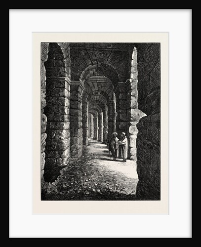 Interior of the Coliseum at El Djem, Near Tunis by Anonymous