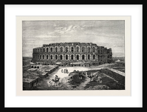 The Roman Coliseum of Thysdrus, at El Djem, Near Tunis by Anonymous