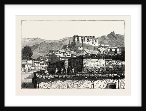 The Mission to Yarkund and Kashgar: Bazaar at Leh, Middle Thibet by Anonymous