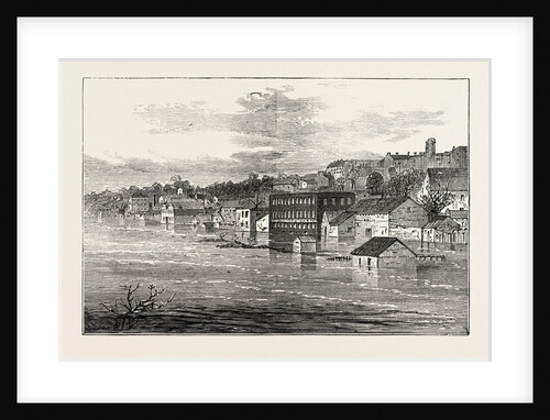 Inundations in the United States of America: Front Street, Clarksville, Tennessee by Anonymous