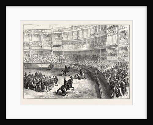 A Bull Fight at Lisbon: The Performers Saluting the Audience, Portugal by Anonymous