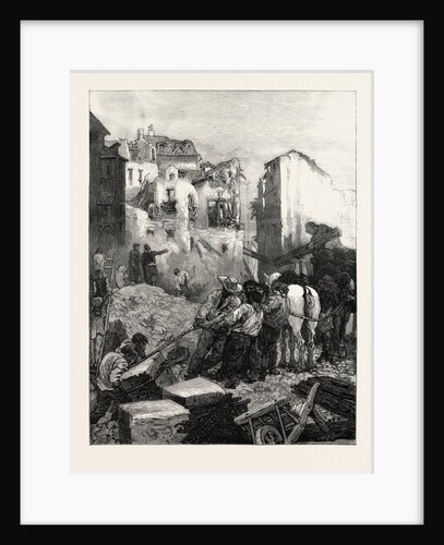 Rebuilding St. Cloud, Paris, France by Anonymous