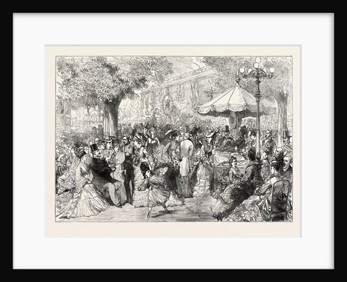 A Charity Fete in the Champs Elysees, Paris, France by Anonymous