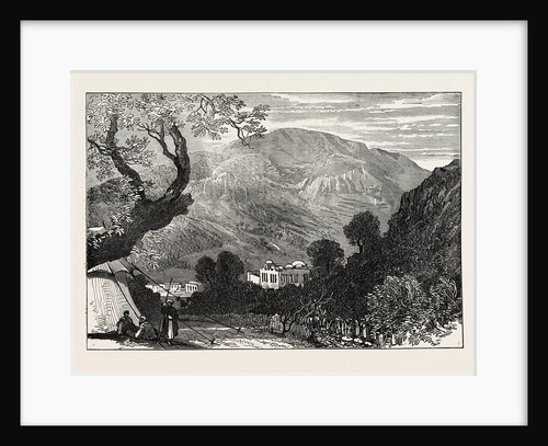 Sketches from Palestine: Mount Ebal and Shechem (Nablous) by Anonymous